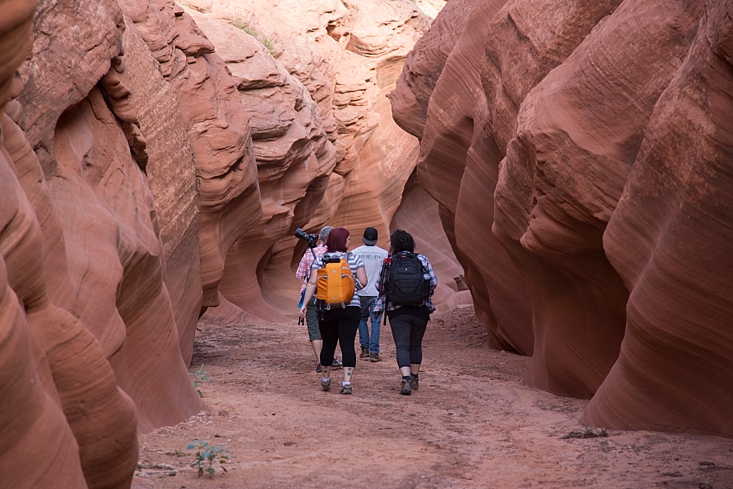 Some canyons are quite narrow. Rattlesnake Canyon was an exception.