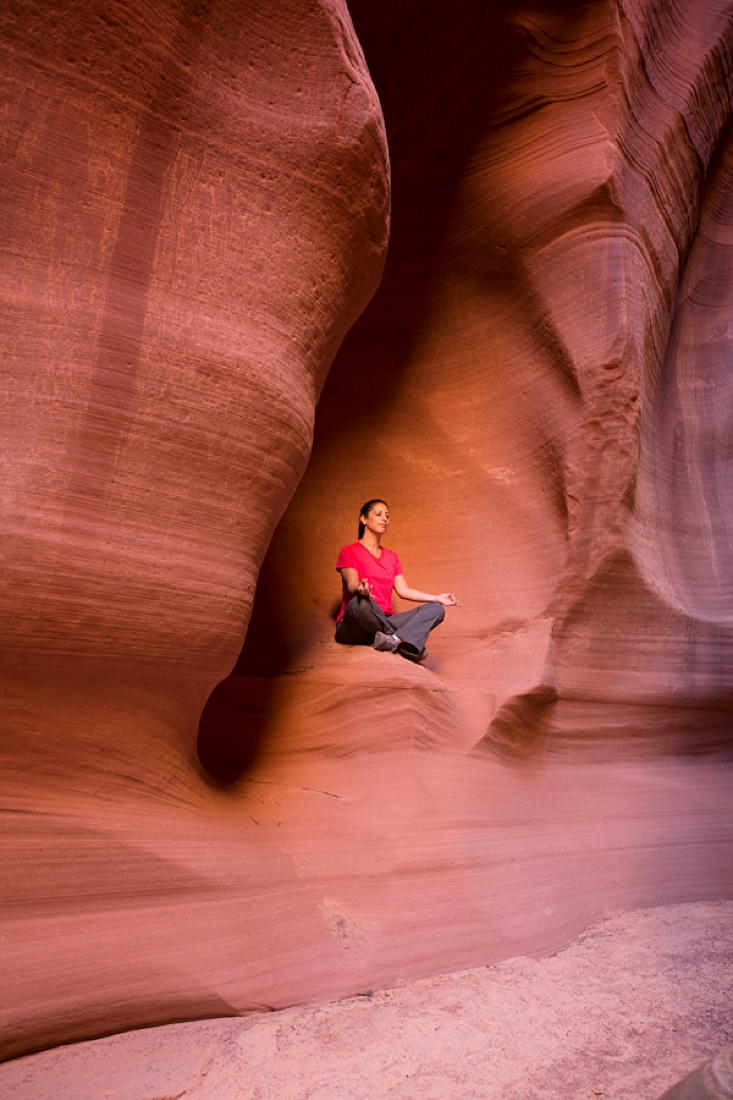 Yours truly, taking in a moment of zen. Canyon X